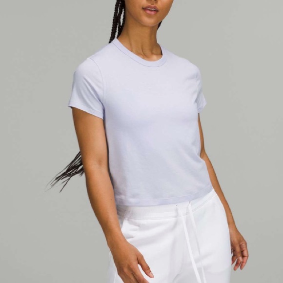 lululemon athletica Tops - Lululemon Classic-Fit Cotton-Blend T-Shirt